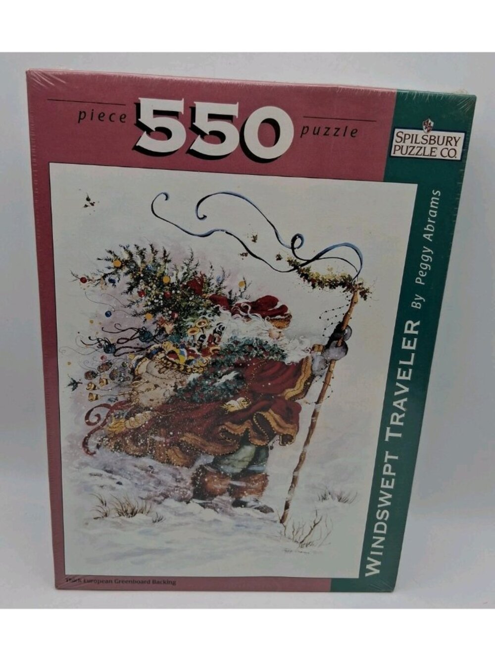 NEW Spilsbury Puzzle Co Windswept Traveler Santa Clause Peggy Abrams 2083